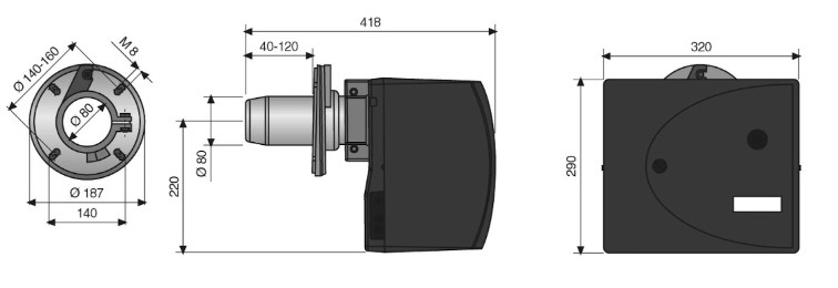 Brûleur BMV1 42KW