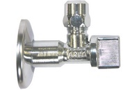 TIEMME ROB.D'ARRET EQUERRE A BILLE 1/2Mx10 + ROSACE