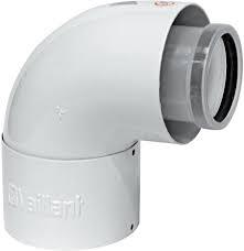 VAILLANT Coude 90° Ø 60/100 – Alu/PP pour chaudière condensation