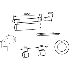 VAILLANT Kit concentrique 60/100 pour les chaudières mural es à condensation
