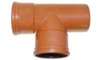 TE EGOUT 90° FFM D110 orange