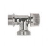 ROBINET EQUERRE A BILLE 1/4 TOUR + ROSACE 3/4"-1/2"