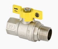 VANNE A BILLE GAZ 1/2MF CHROME