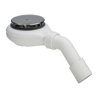 BONDE DOUCHE D.90 EXTRA PLATE + GARNITURE CHR