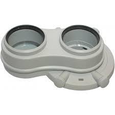 VAILLANT 
ADAPTATEUR PP/ALU Ø 60/100 VERS 2X80