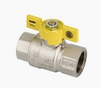 VANNE A BILLE GAZ 4/4FF CHROME